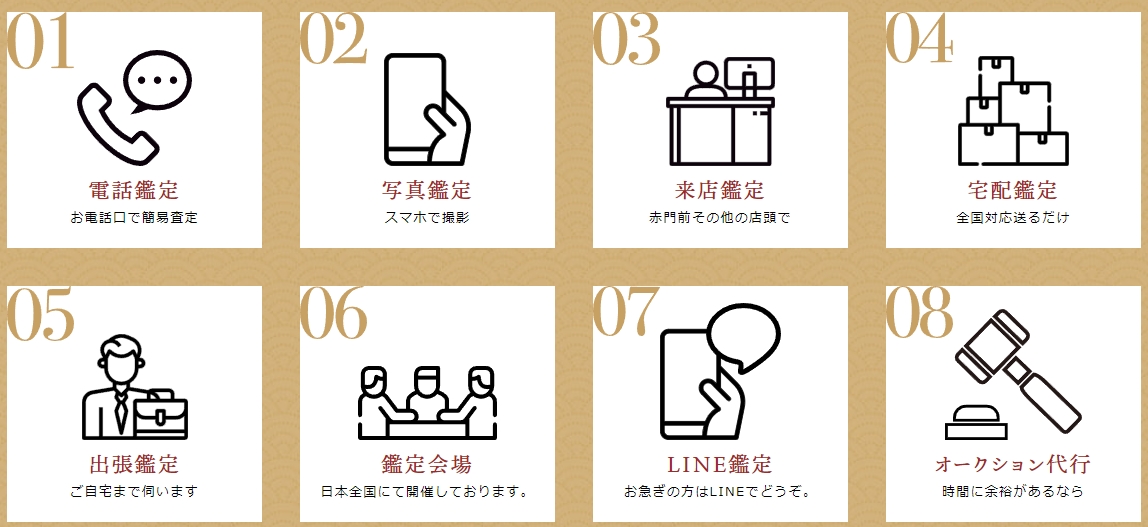 本郷美術骨董館　買取方法