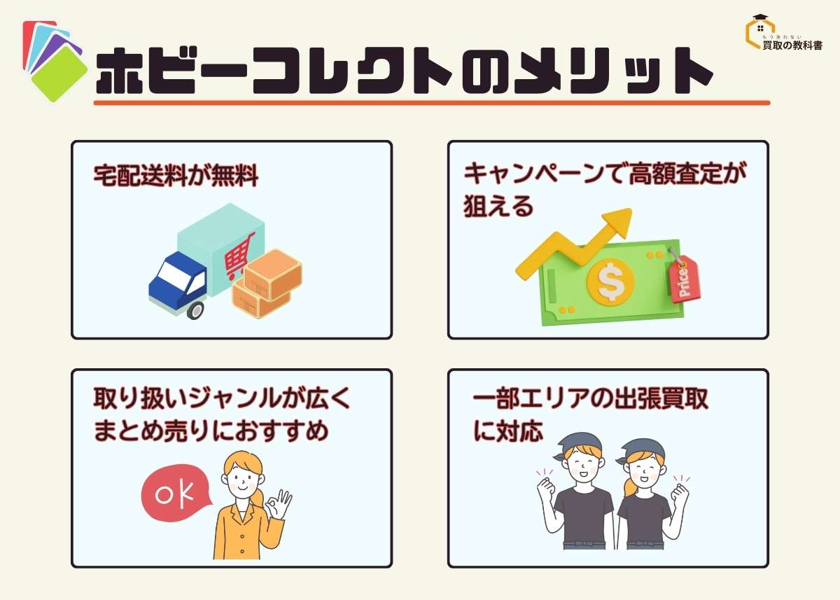 ホビーコレクトのメリット